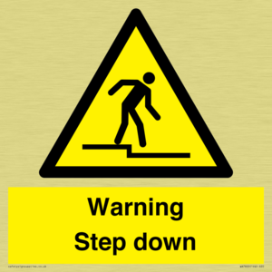 Warning Step down